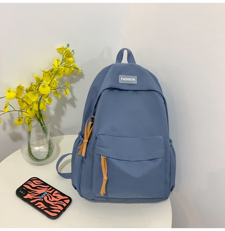 Women's Backpack Men's Backpack LOGO High School Middle School Student Backpack Korean Style Ins Fresh Casual Fashion