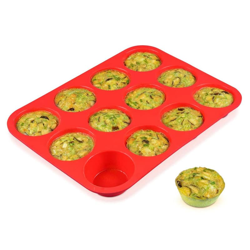 12-cavity round egg tart chocolate silicone mold, cake pudding dessert mold, soap baking utensils