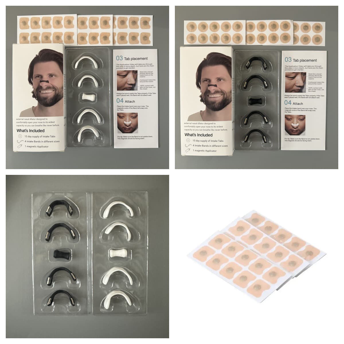 Cross-border Nasal Dilator Magnetic Snore Stopper, Disposable Sleep Apnea Aid for Breathing Support