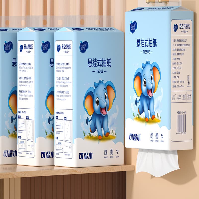 Home Use 2-Pack Hanging Toilet Paper, Newcomer Value Pack Facial Tissues, Thickened Hand Towels, Kitchen Paper Towels, Bathroom Tissue
