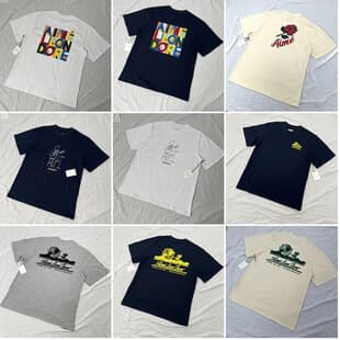 Aime Leon Dore Abstract Color Block Logo Print Summer High Street Unisex Loose Casual Short Sleeve T-Shirt Trendy