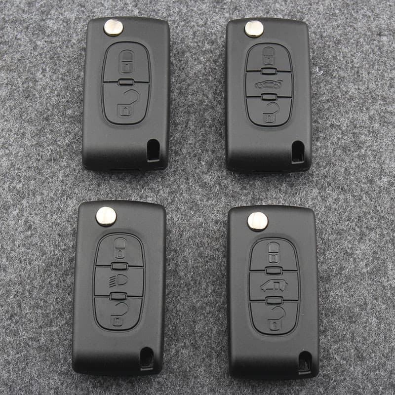 Suitable for Peugeot 307, 408, and Citroen car folding key shells.