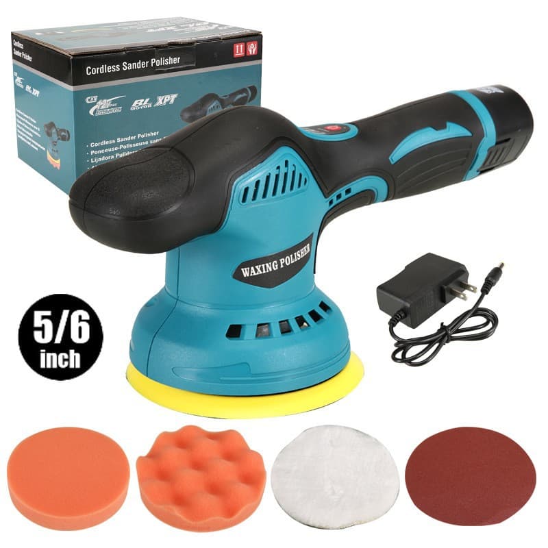 Cordless Digital Display Polishing Kit Waxer Lithium-Ion Handheld Car Electric Polishing Tool