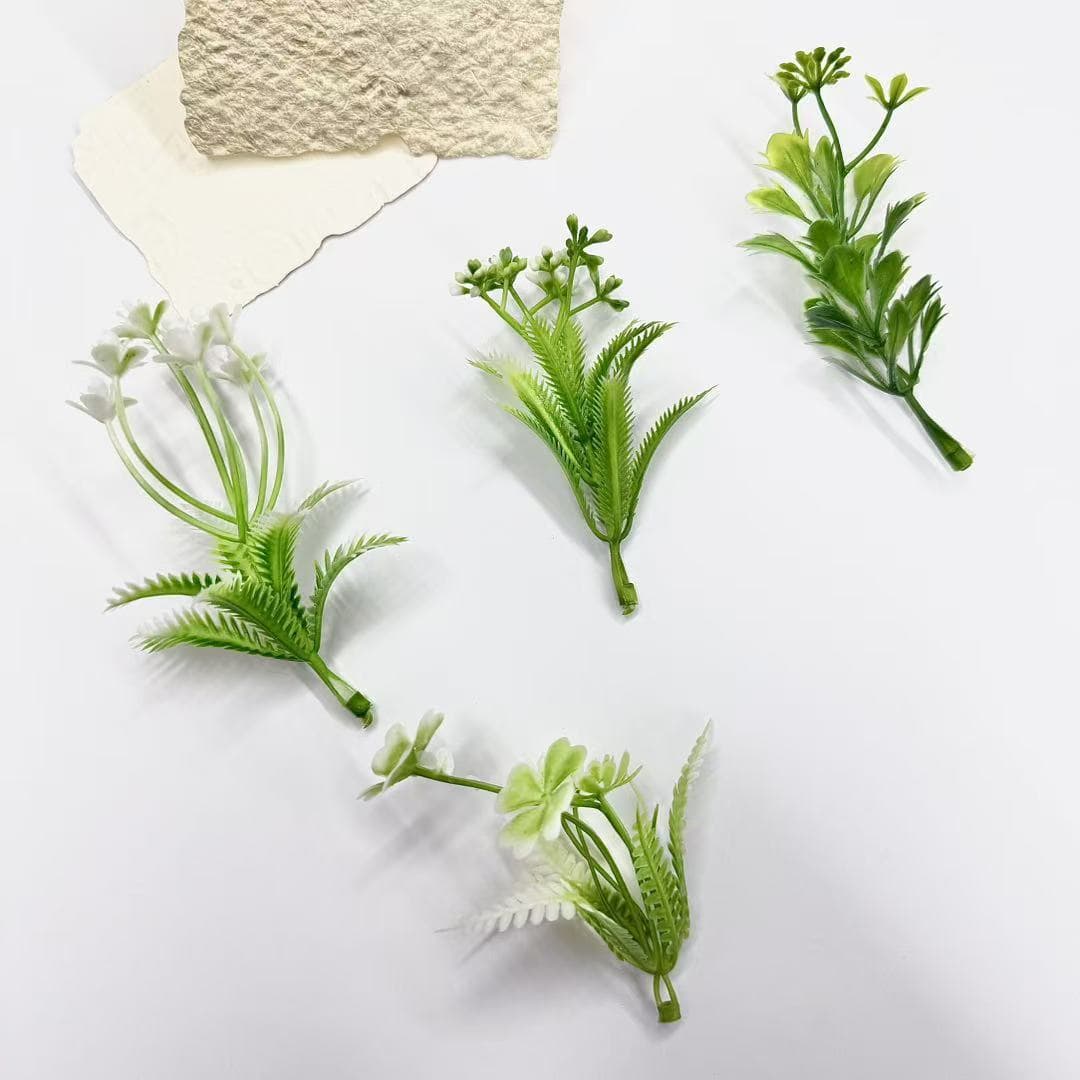 Wholesale Artificial Plastic Aquatic Plants for Bonsai, Potted Arrangements, and Floral Decorations