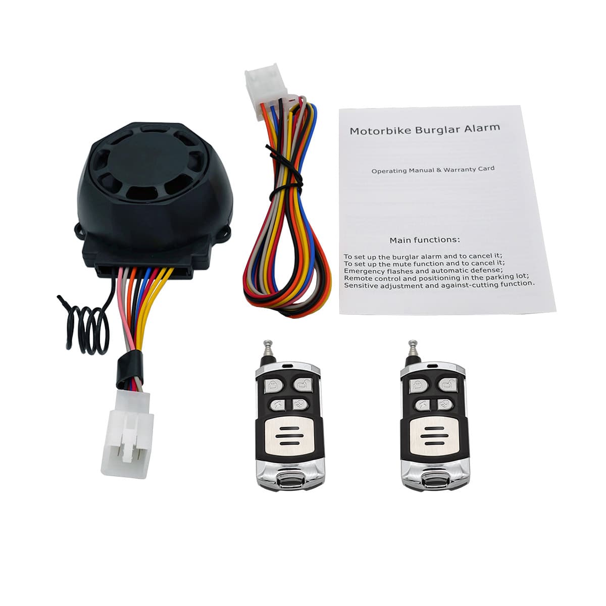 Long Distance Motorcycle Anti-Theft Alarm Remote Start Alert System Bike Lot Finder One Touch Ignition Vehicle Security Device
