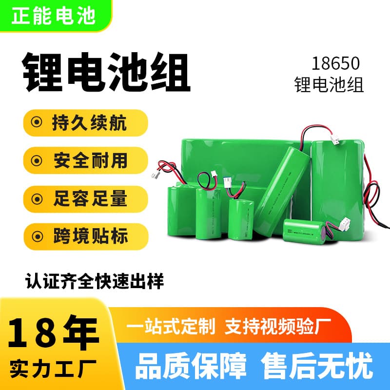 Lithium Battery Large Capacity Polymer Power Battery Cell Solar Lithium Iron Phosphate 18650 Battery Pack