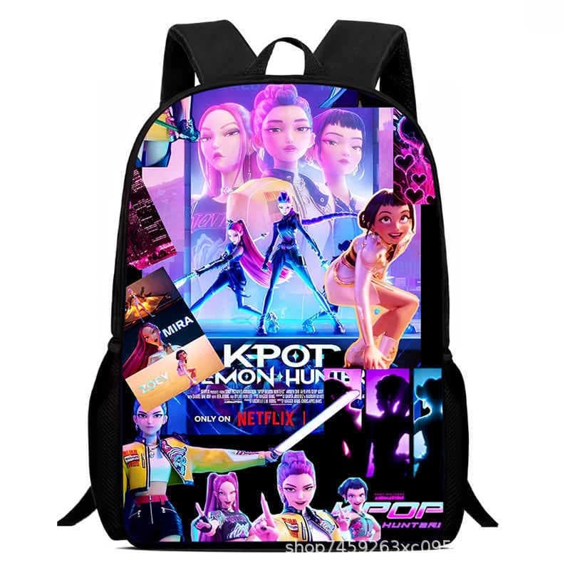 Kpop Witch Hunters School Bag 3D Digital Print Backpack Children's Cartoon Backpack Ready-made for cross-border shipping