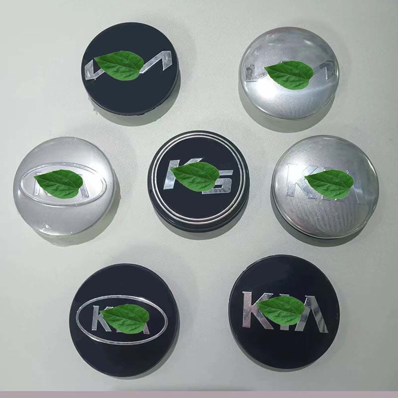 Dustproof and noise-reducing center hub cap for Kia original wheels, 59MM wheel hub cap with 60 logo