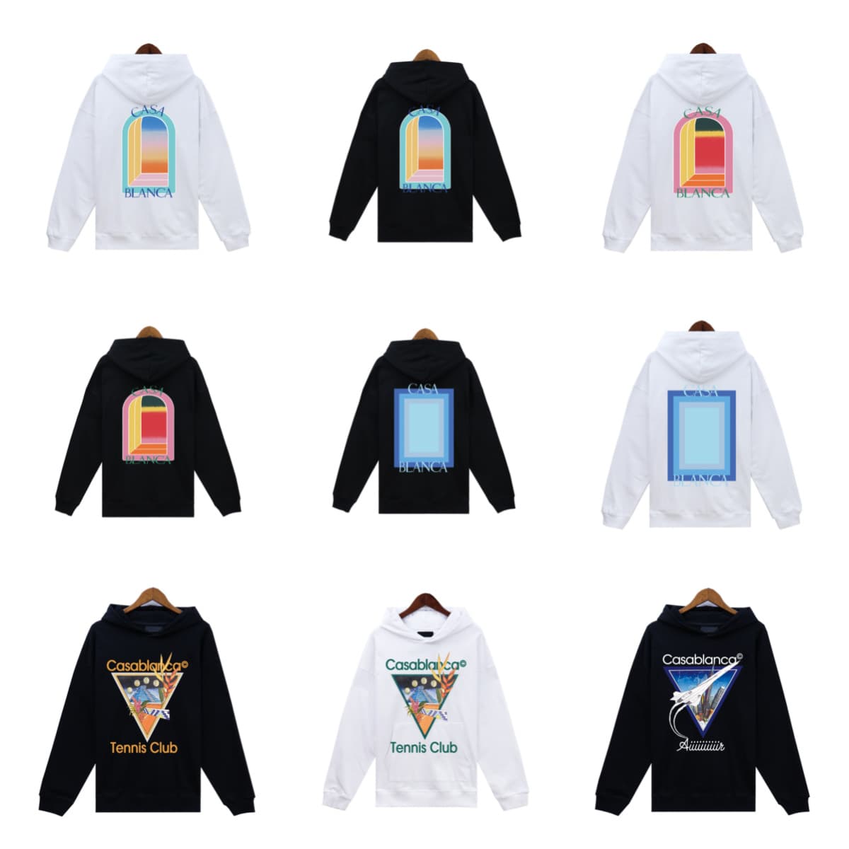Autumn/Winter Letter Print Terry Hooded Sweatshirt for Export
