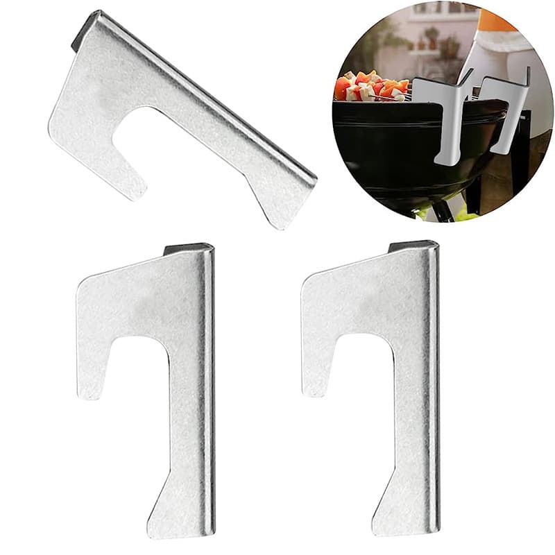 Barbecue Pan Gasket Bracket for Fire Box and Kettle Ring Griddle Accessories Stainless Steel Grill Plate Spacer