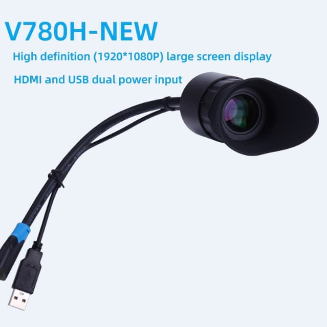 HDMI Digital Interface HD Portable Large Screen Display with Diopter Brightness Adjustment USB Powered