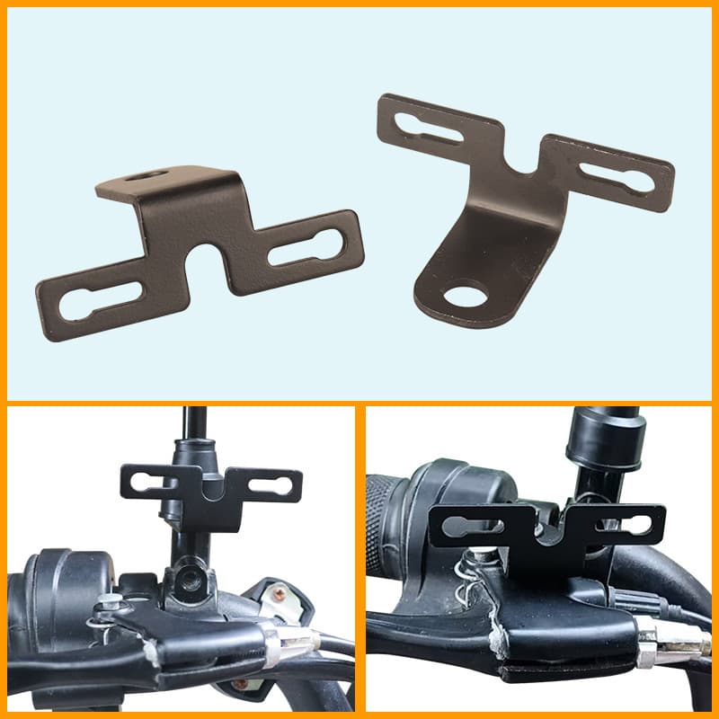 Cross-Border Electric Vehicle Motorcycle Bracket Accessories Turn Signal Fixing Bracket Plus Iron Frame Suitable for Many Models