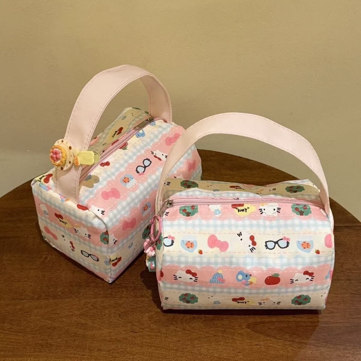 New Handbag High-Appearance Makeup Bag Large Capacity Portable Storage Bag Cute Travel Outdoor Hand-Carry Bag Wholesale