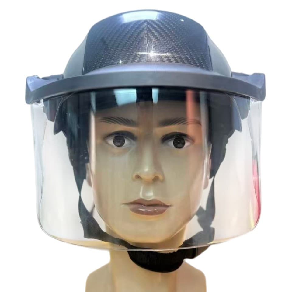 Jianma anti-riot helmet A-type tactical helmet face mask anti-cut flame retardant neck protection helmet spot