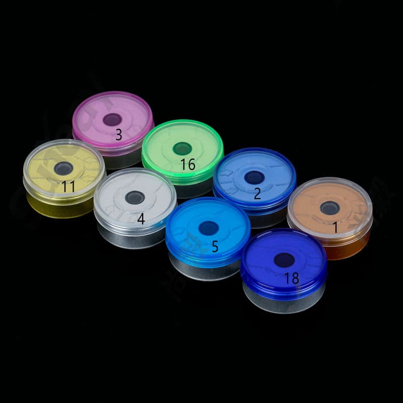 Vial transparent tear-off aluminum plastic cover wholesale 20mm full-open tear-off cover cosmetics original solution bayonet composite cover