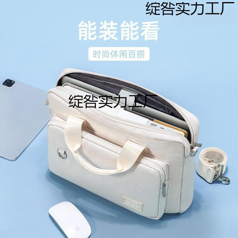 Computer bag 13-inch 16-inch Apple notebook shock-proof airbag gaming notebook female portable anti-fall male briefcase shoulder