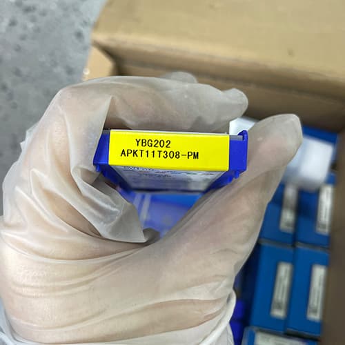 APKT11T308-PM Zhuzhou Cemented Carbide Insert YBG202 CNC Machining Carbide Insert