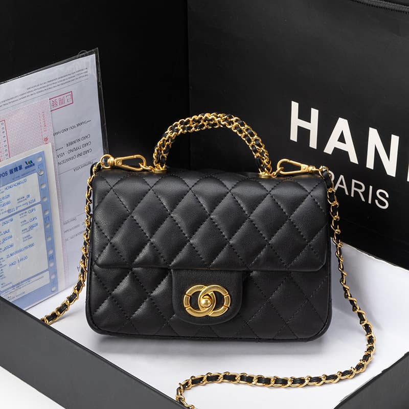 High-Quality Faux Leather Quilted Chain Bag, Shoulder Crossbody Bag, Small Bag, Underarm Bag, Premium Everyday Style, Versatile Classic