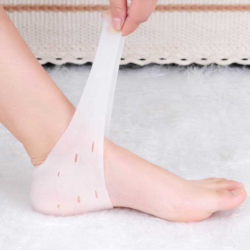 Silicone Heel Protector, Heel Sleeve, Cushion for Heel and Forefoot, Anti-Friction Foot Pad for Relief