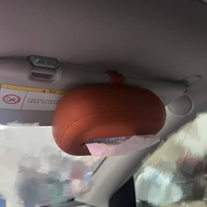 Car Tissue Box Liquid Silicone Material Armrest Sun Visor Cloud Tissue Dispenser Car Accessories Interior Storage