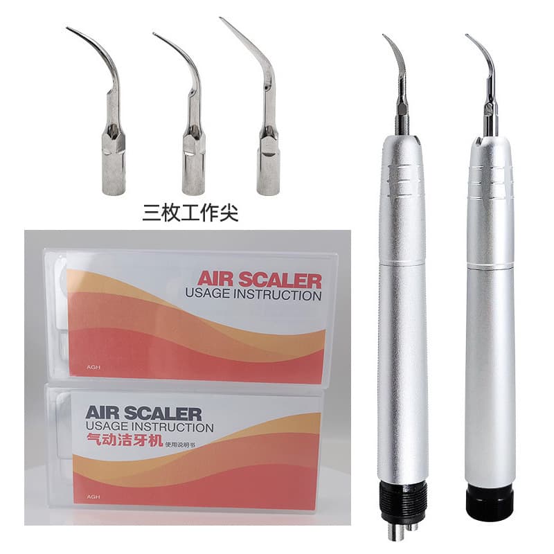 Dental Pneumatic Scaling Unit Ultrasonic Tooth Cleaner Root Canal Irrigation Tip Calculus Removal