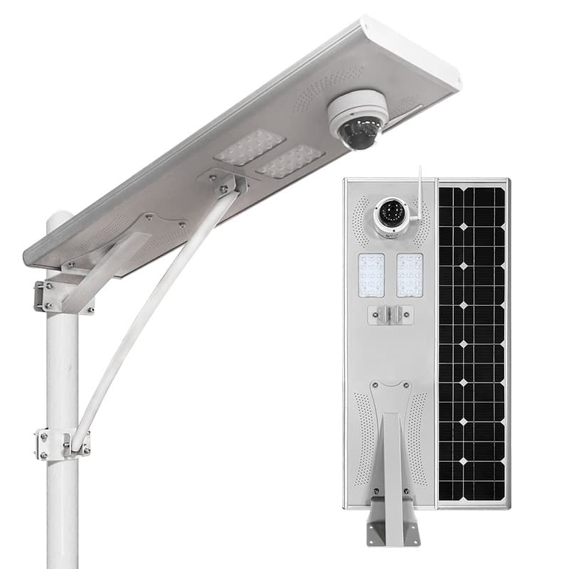1080P camera solar street light farm factory 30W-120W camera solar panel solar light led light