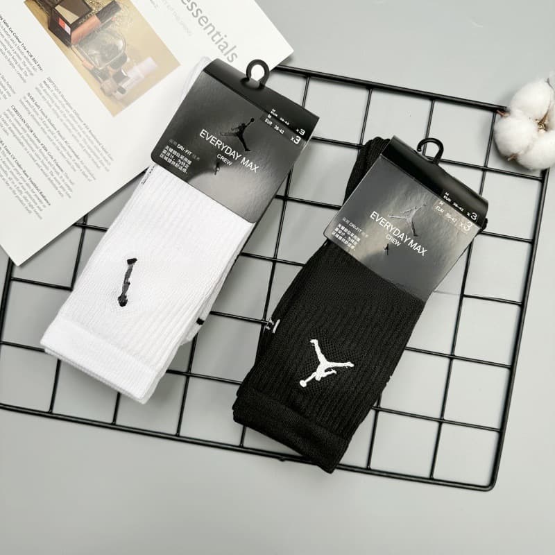 Basketball Socks AJ Jordan Men's Long Socks Wholesale Terry Bottom Thickened Elite Socks Moisture-Wicking Sports Socks