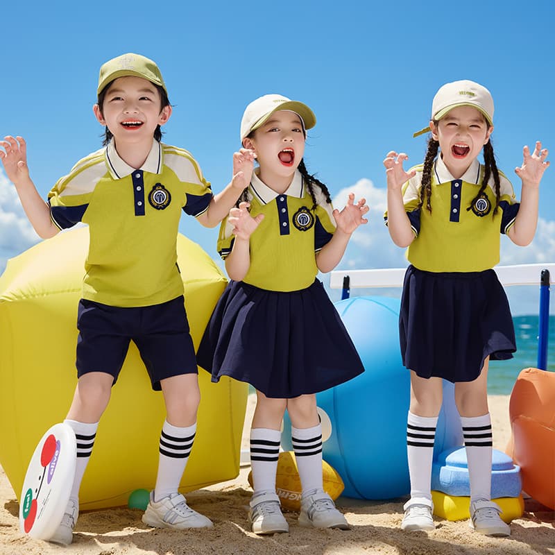 Primary secondary first-grade class uniform new style school uniform set sportswear fleece-lined thickened windbreaker kindergarten outfit