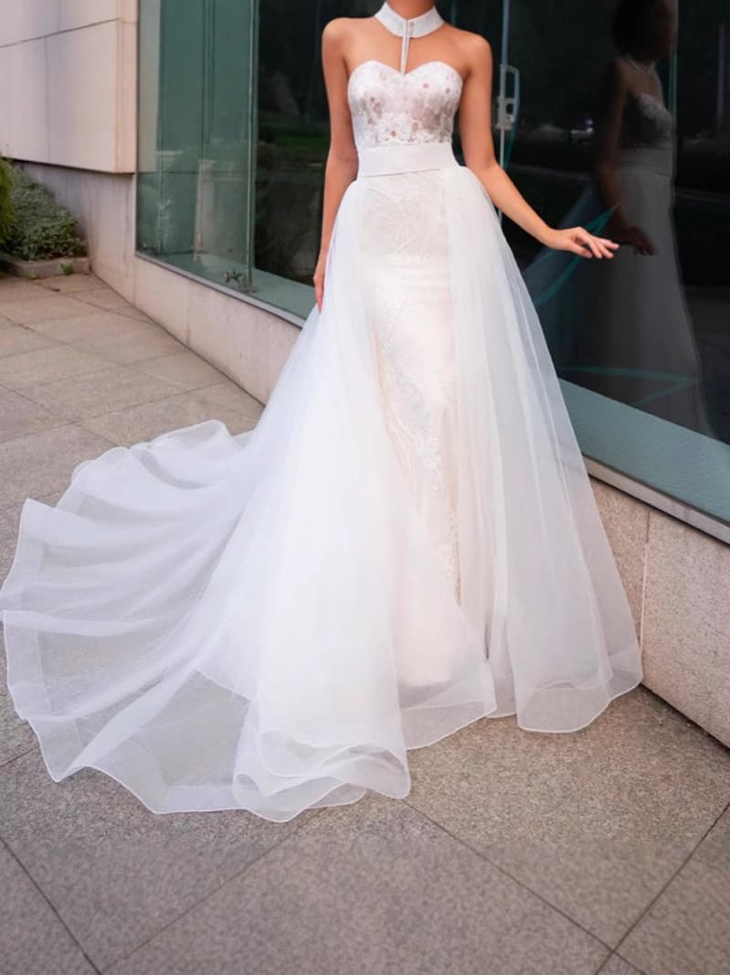 European and American Detachable One-Layer Organza Fairy Skirt Wedding Dress Half Skirt, Fast Shipping for AliExpress and Amazon Drop Shipping