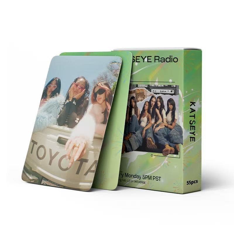 Large Stock New 55 KATSEYE Photo Cards International Girl Group K-POP Merch LOMO Cards