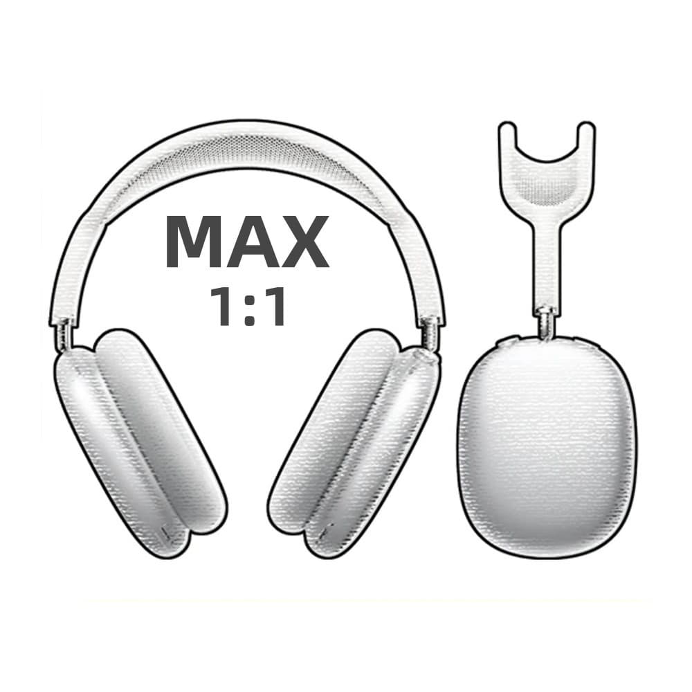 Cross-Border Hot Selling Huqiangbei Pods Air Max Heavy Bass Over-Ear Bluetooth Headphones Smart Leather Bag E-Commerce Product