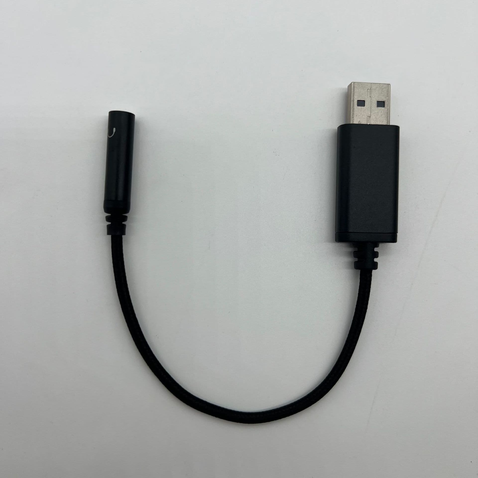 USB Sound Card Audio Cable 1-to-2 3.5mm Computer Headset Adapter Cable External Sound Card Audio Cable Adapter