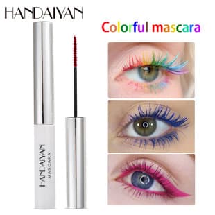 Handaiyan Color Mascara Cross-border Fiber Optic Color Mascara Setting Liquid Thickening Curling Waterproof