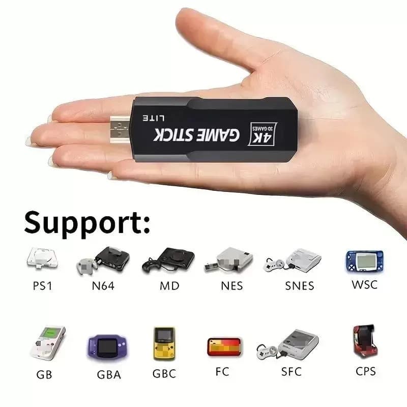 x2 Home Game Console HDMI HDPS Arcade 4K Game Box Two-Player Wireless Controller TV Game Console