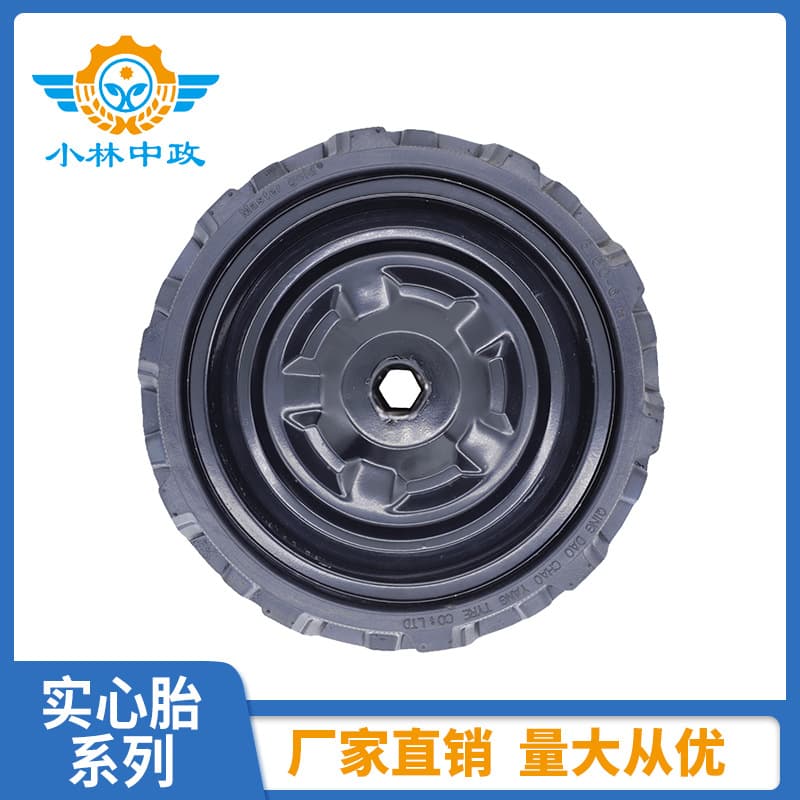 Agricultural Machinery Parts, Solid Tires for Micro Tillers, 23 Axle 350-6 Solid Tire, Small Micro Tiller, Factory Wholesale