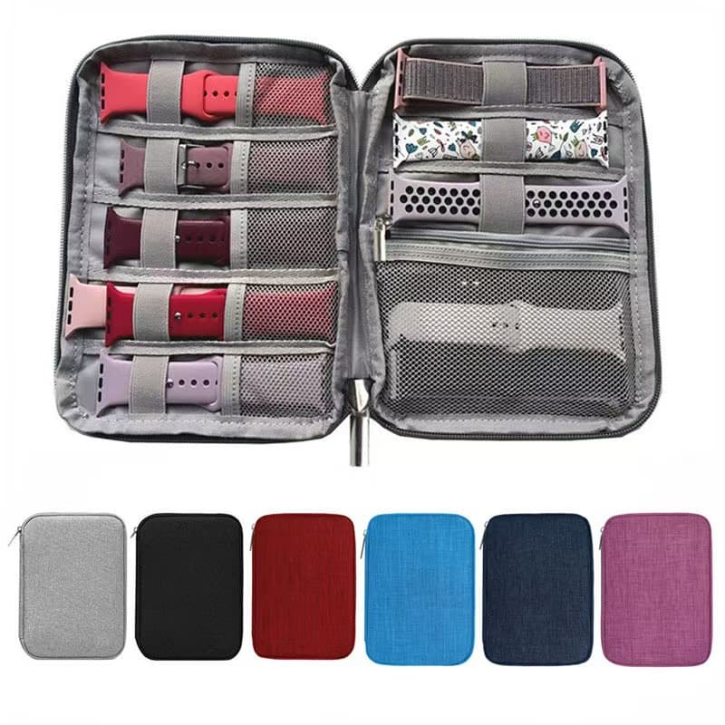 Multifunctional Watch Strap and Data Cable Storage Bag
