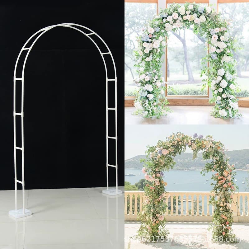 Cross Border PVC Wedding Arch Flower Frame Stand Balloon Arch Support Outdoor Lawn Decoration Wedding Party Supplies
