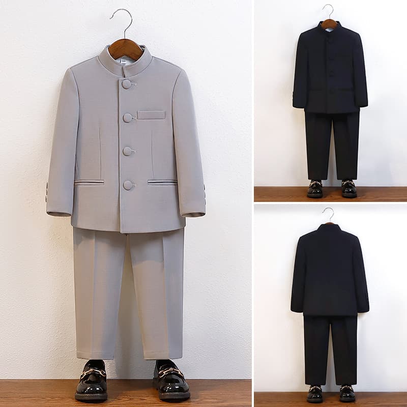 Zhongshan suit for boys, Republic of China era students, May Fourth Movement youth attire, speech, chorus, recitation, performance formal wear, new Chinese Tang suit
