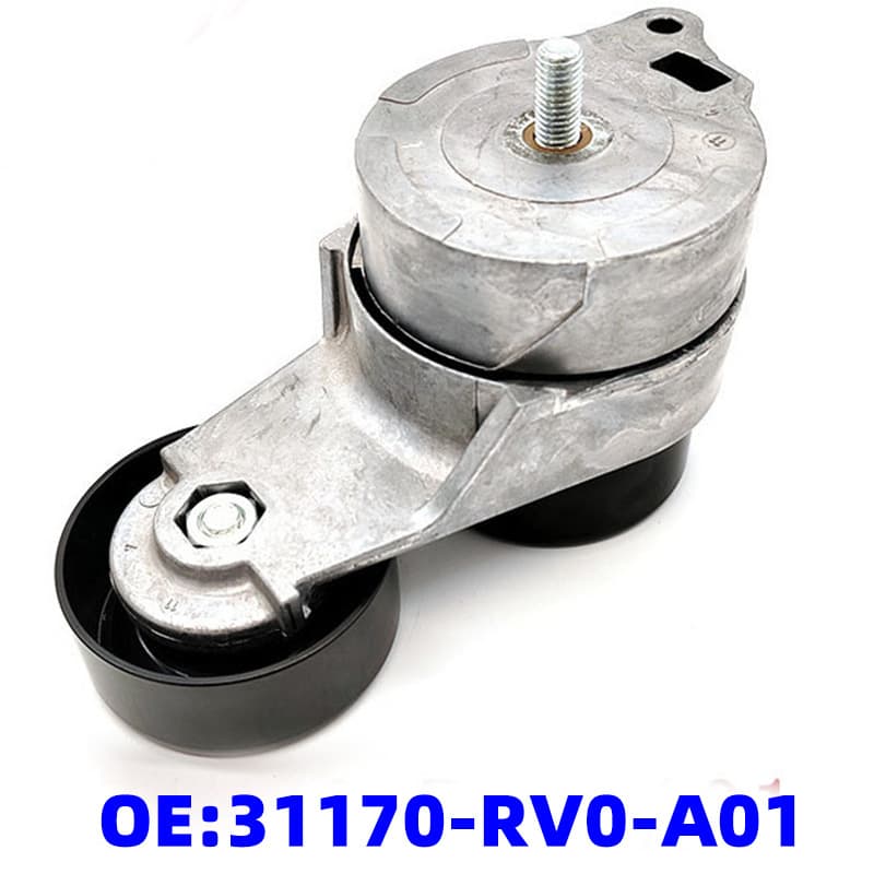 31170-RV0-A01 Tensioner Assembly & Tensioner Pulley for 2003-2007 Honda Accord Acura MDX RL