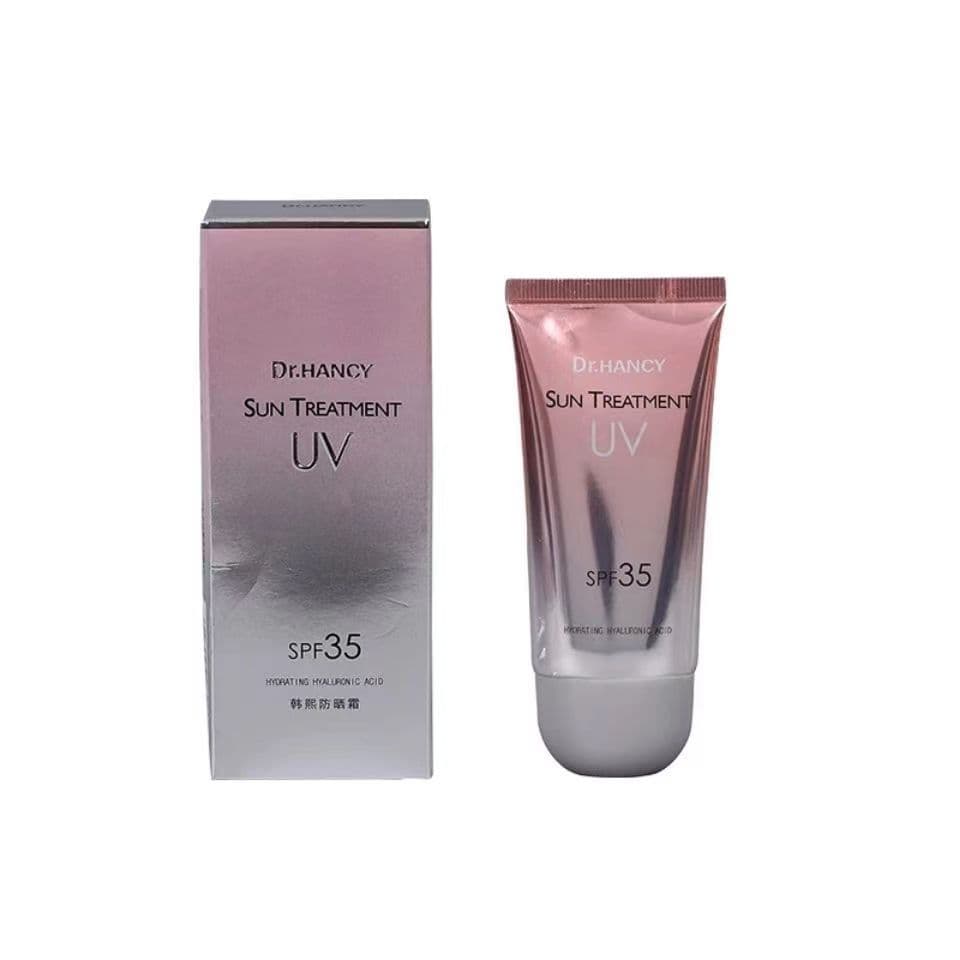 Hanxi Sunscreen Face Cream SPF35+ UV Protection Non-Greasy Moisturizing Sweat-Proof Brightening