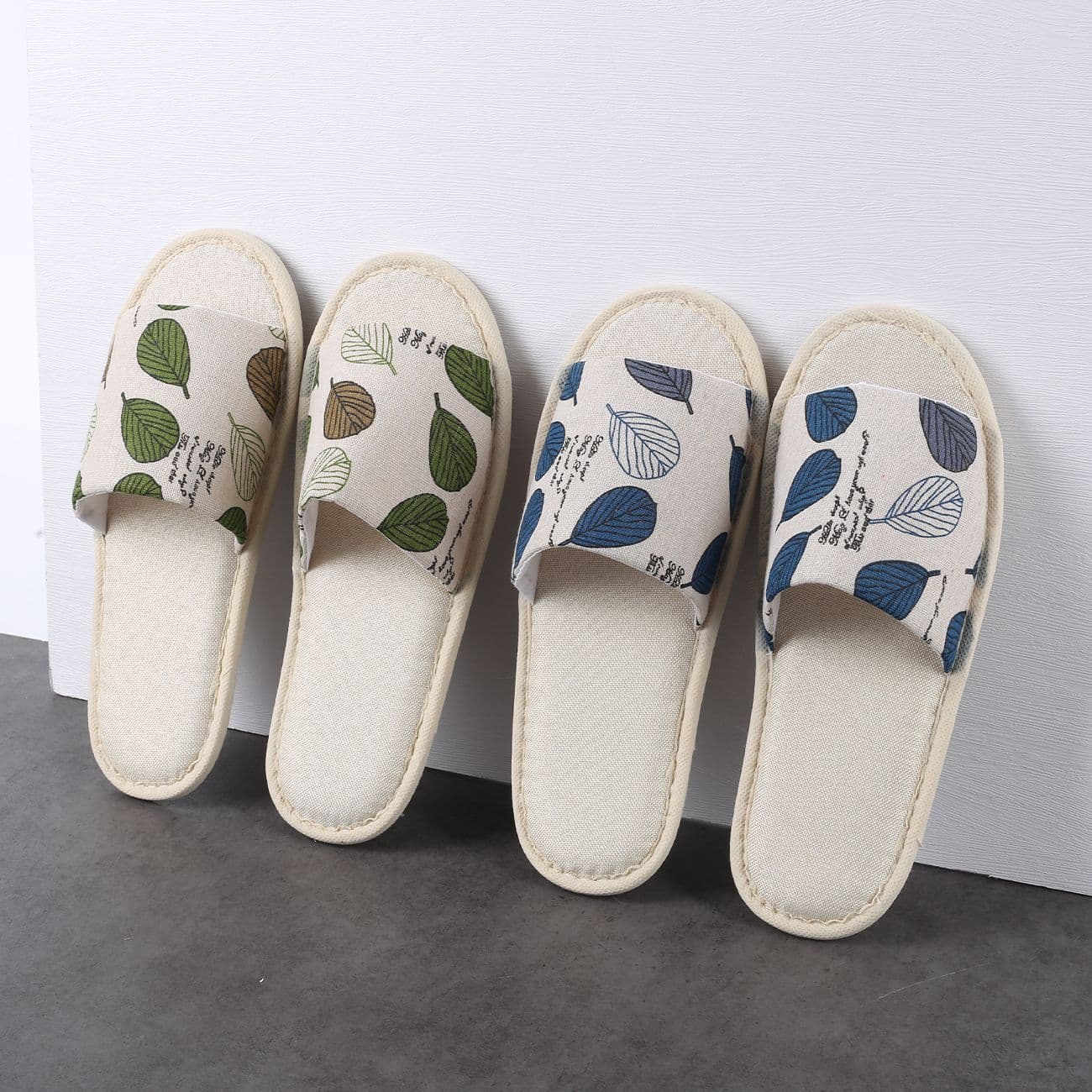 Hotels and B&Bs disposable slippers linen hospitality home travel club portable men and women thickened bottom summer