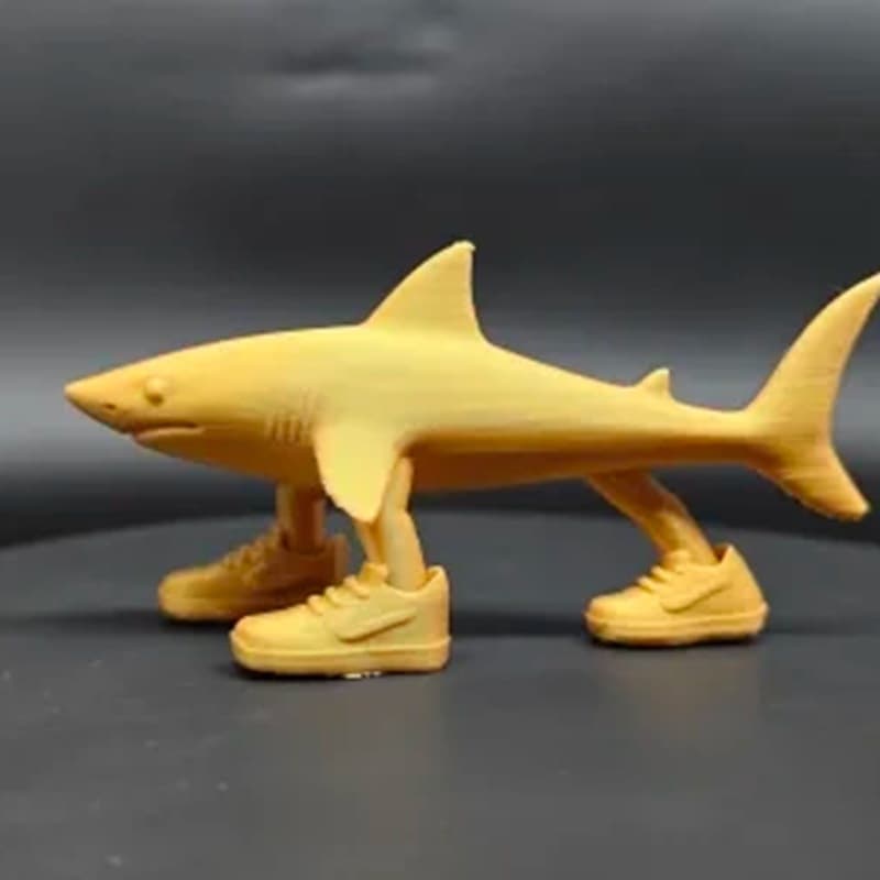3D printing cross-border new products, popular creative new products, Nike shark ornaments, modern home living room creative ornaments