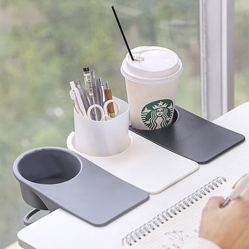 Desk Cup Clip Office Desktop Tool Computer Table Fixed Cup Holder Desk Cup Rack