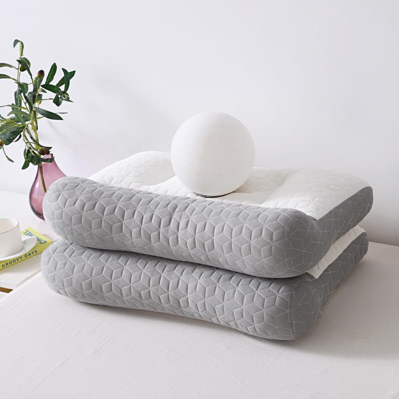 Japanese orthopedic anti-arch latex anti-traction pillow wholesale cervical vertebra support to help sleep wealthy package pillow core pair