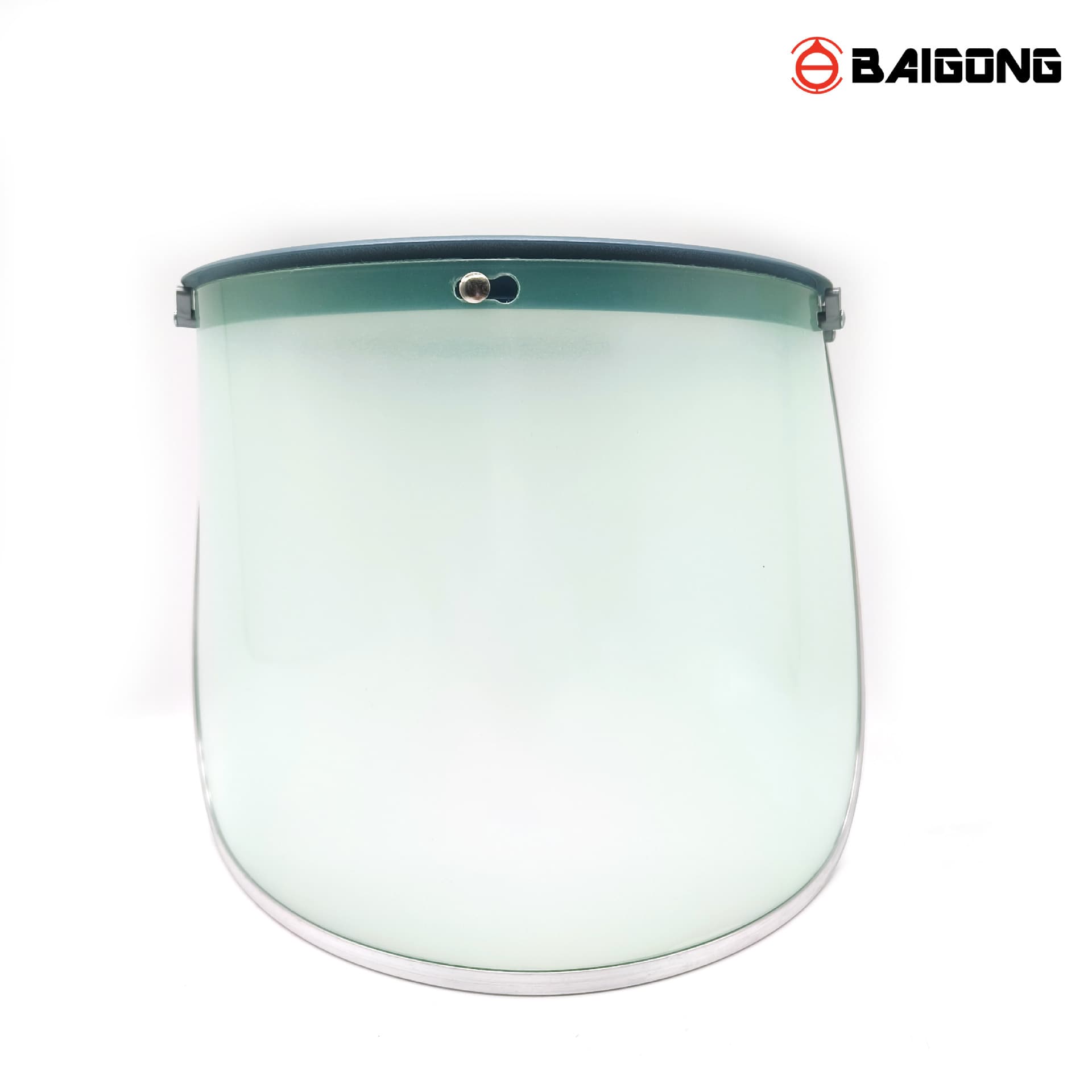 Worker's hat with aluminum edging PC, polishing face mask, construction site cover, protective face shield, wholesale face shield.
