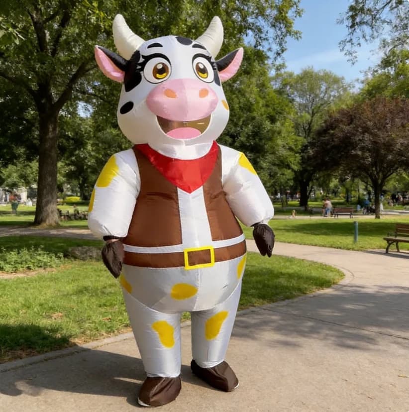 Kids Cartoon Character Costume Capybara Panda Outfit Valentine's Day Inflatable T-Rex Performance Costume Inflatable Suit