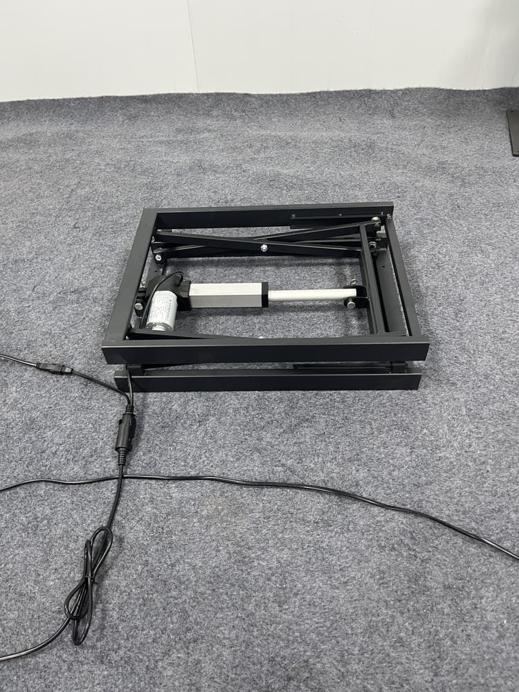 Simple Multifunctional Kung Fu Tea Table Lift Hardware Iron Frame Lifting Bracket Workstation