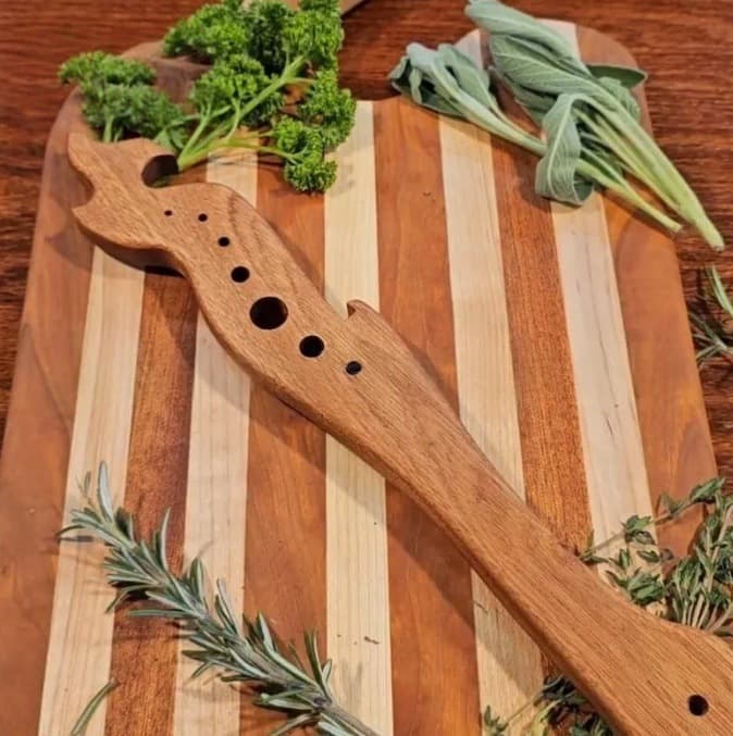 Cross-border Cute Practical Hot-selling New 3-in-1 Kitchen Tool Wooden 3-in-1 Kitchen Tool