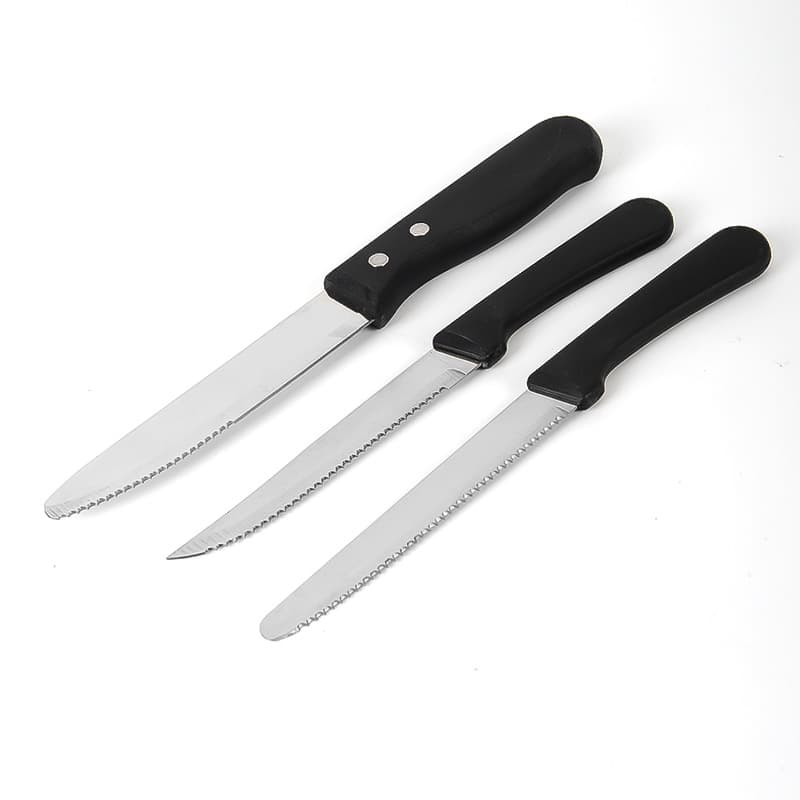 Stainless steel knife household bread and flesh sharp cutting knife, Nordic style Western restaurant-specific steak knife serrated steak