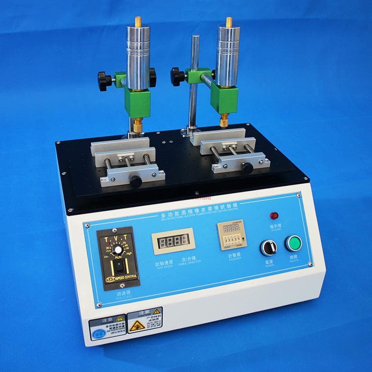 Model 339 Rubber Alcohol Abrasion Tester Leather Coating Abrasion Testing Machine Using Pencil and Alcohol to Rub Against Samples